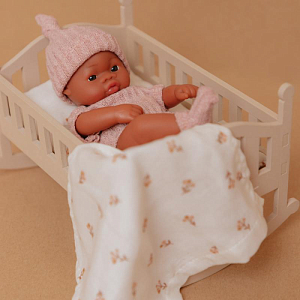 Кукла с кроваткой Mrs. Ertha "Josie Flower Buds", мириада цветов, 20 см